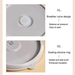 2 & 3 Layer Lunch Box with Thermal Bag
