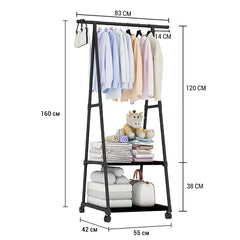 Triangle Iron Clothes Rack