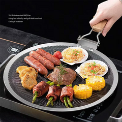 Wood Handle Tawa Honey comb
