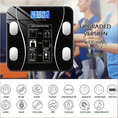 Weight Scale Multi-Functional Human Electronic Scale Home Professional Fat Measurement 180Kg Max Capacity