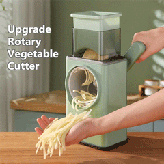 Stainless Steel Panel Manual Multifunction Vegetable Slicer Cutter 3 in 1 Round