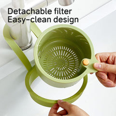 Sink Drain Basket, Double Layer Strainer Food Waste Filter Baskets