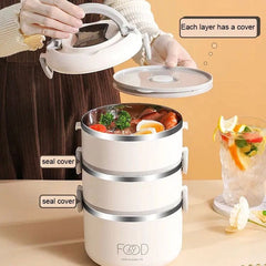 2 & 3 Layer Lunch Box with Thermal Bag