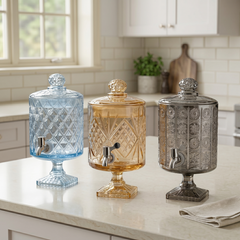 4.5L Glass Drink Beverage Dispenser
