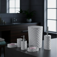 Floral Series 6-Piece Bathroom Set