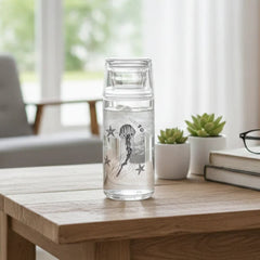Printed 800ml Glass Carafe