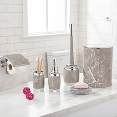 Elegant Marble 6-Piece Bathroom Set