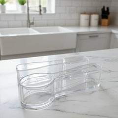Deluxe Spoons & Forks Holder with Lid
