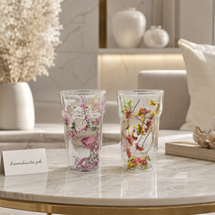 Double Wall Dried Flower 350ml Glass