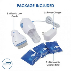 V COMB ANTI LICE MACHINE (4 REFILL)