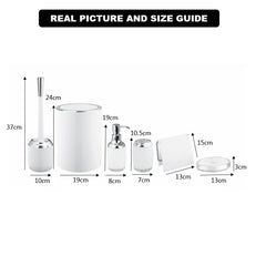 Elegant 6-Pieces Bathroom Set