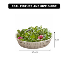 Bamboo Oval Basket