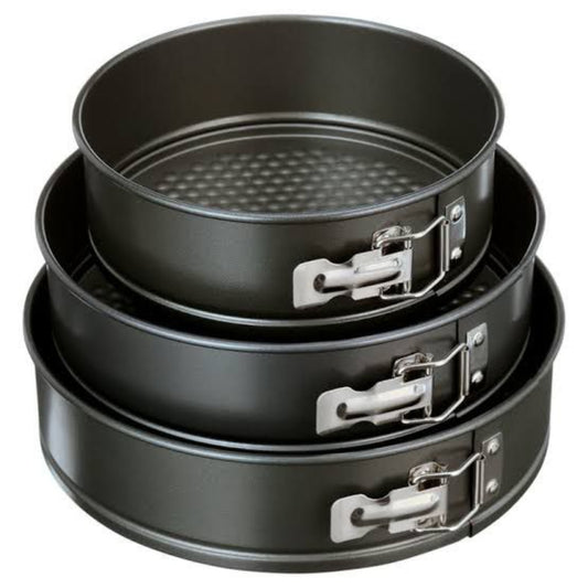 NON STICK CAKE BAKING PAN 3-PCS SET