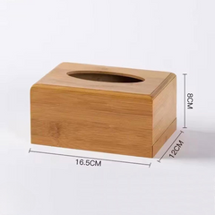 Bamboo Wooden Tissue Box