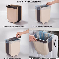 Folding Cabinet Trash Bin