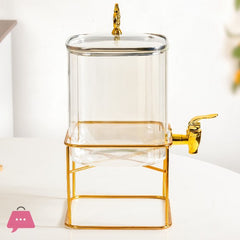 Royale Flow Glass Juice Dispenser
