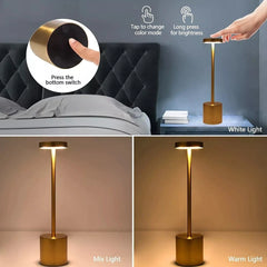Classic Metal Touch Sensor LED Table Lamp