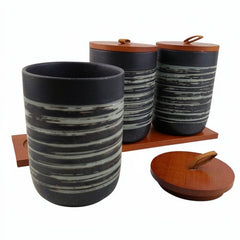 Spice Porcelain Jars – 3 Pcs
