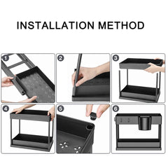 2-Layer Kitchen Rack