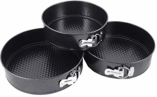 NON STICK CAKE BAKING PAN 3-PCS SET