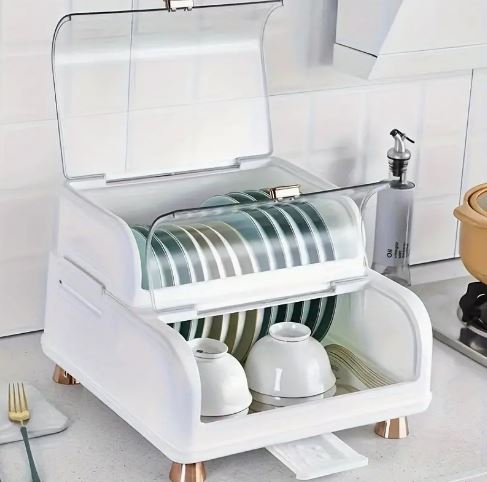 Multi-Function Dish Rack - Utensil Organizer For Kitchen