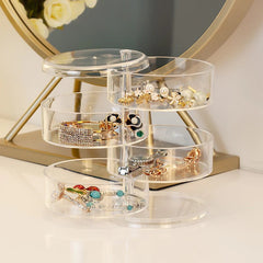Acrylic Rotating Jewelry Organizer – 5 Layer 💫