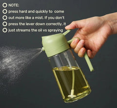 Glass Oil Jug Spray