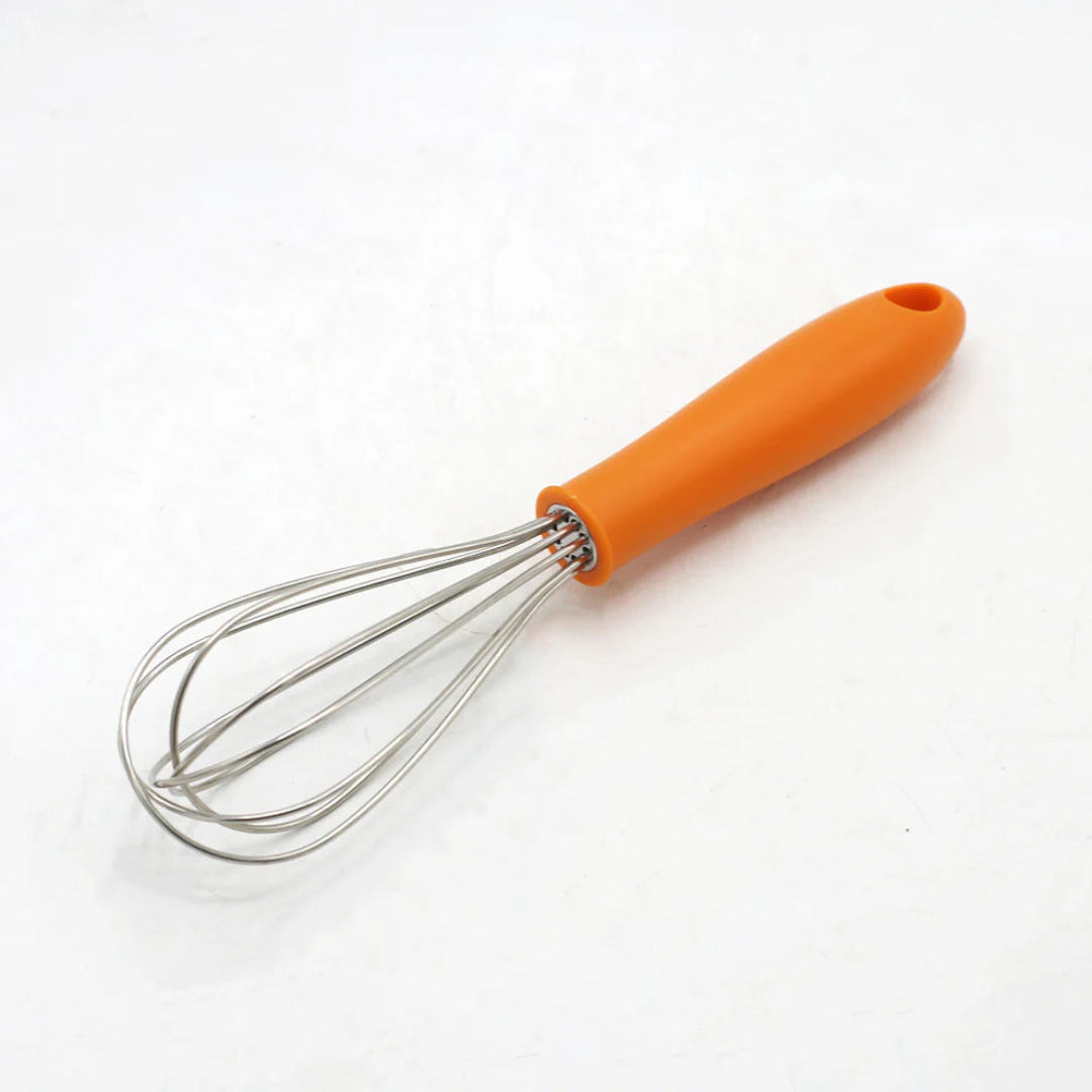 Stainless Steel Hand Whisk With Plastic Handle