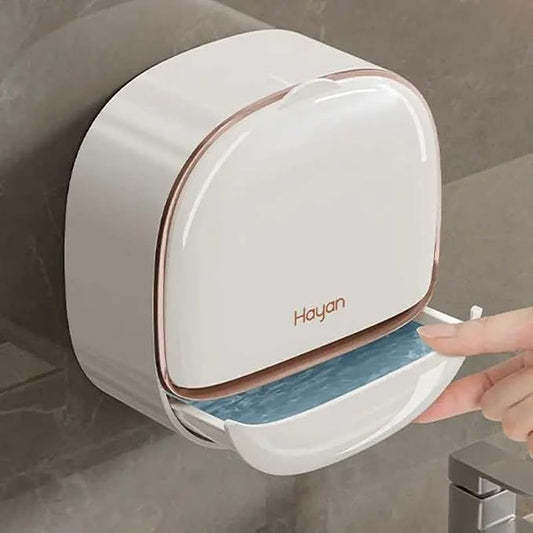 Wall-Mounted Flip-Top Soap Box