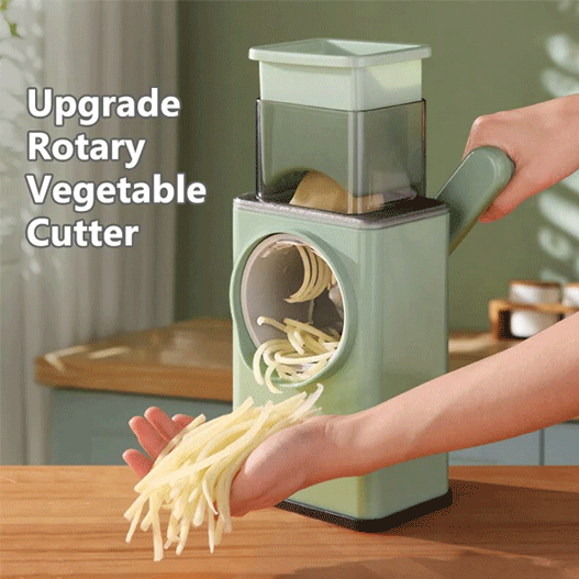 Stainless Steel Panel Manual Multifunction Vegetable Slicer Cutter 3 in 1 Round