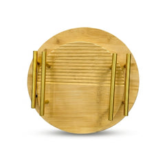 Bamboo 2-Piece Round Tray Set
