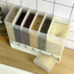 6 in1 Kitchen Wall Mounted Cereal Dispenser