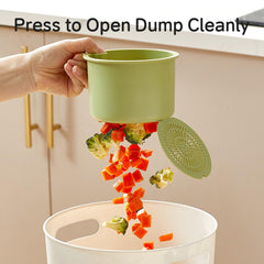 Sink Drain Basket, Double Layer Strainer Food Waste Filter Baskets