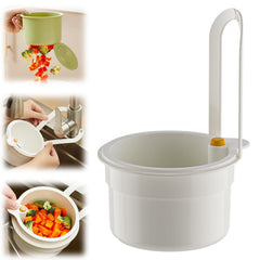 Sink Drain Basket, Double Layer Strainer Food Waste Filter Baskets