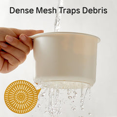 Sink Drain Basket, Double Layer Strainer Food Waste Filter Baskets
