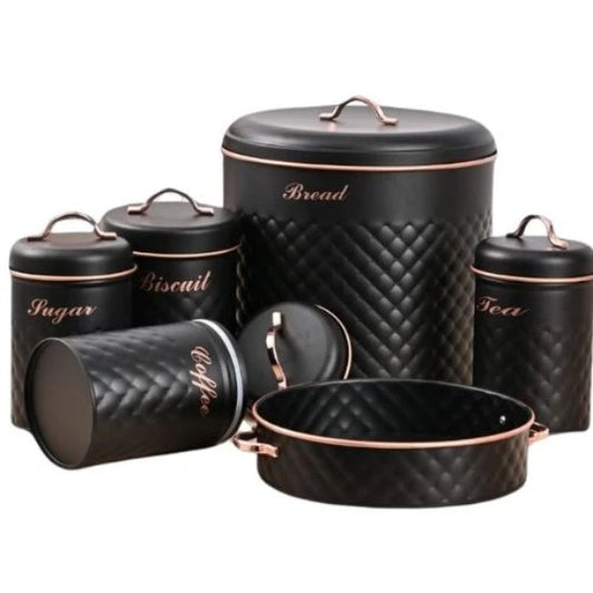6pc Pelle – Kitchen Storage Set