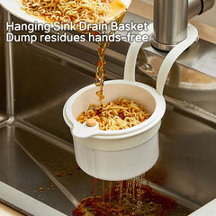 Sink Drain Basket, Double Layer Strainer Food Waste Filter Baskets