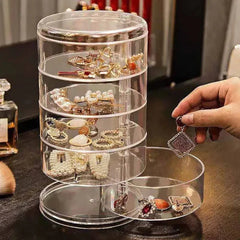 Acrylic Rotating Jewelry Organizer – 5 Layer 💫