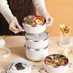 2 & 3 Layer Lunch Box with Thermal Bag