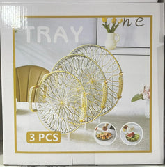 Acrylic Tray Set 3pcs