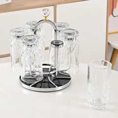 Golden & Silver Glass Stand