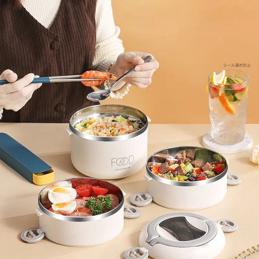 2 & 3 Layer Lunch Box with Thermal Bag