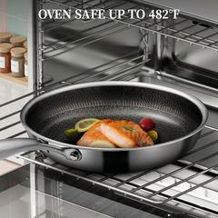 Stainless Steel - Non-stick Frying Pan