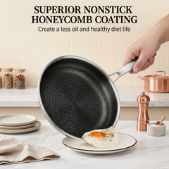 Stainless Steel - Non-stick Frying Pan