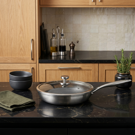Stainless Steel - Non-stick Frying Pan