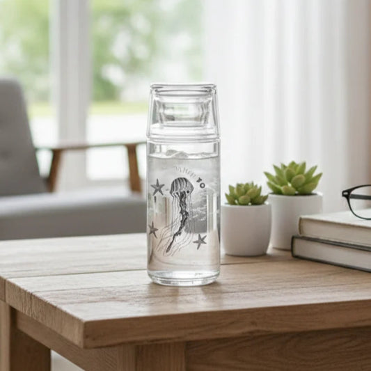 Printed 800ml Glass Carafe