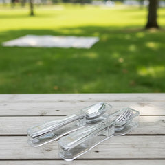Deluxe Spoons & Forks Holder with Lid