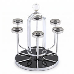 Golden & Silver Glass Stand