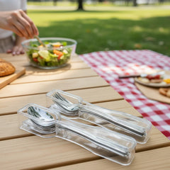 Deluxe Spoons & Forks Holder with Lid
