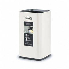 Homeatic stainless steel open dustbin.